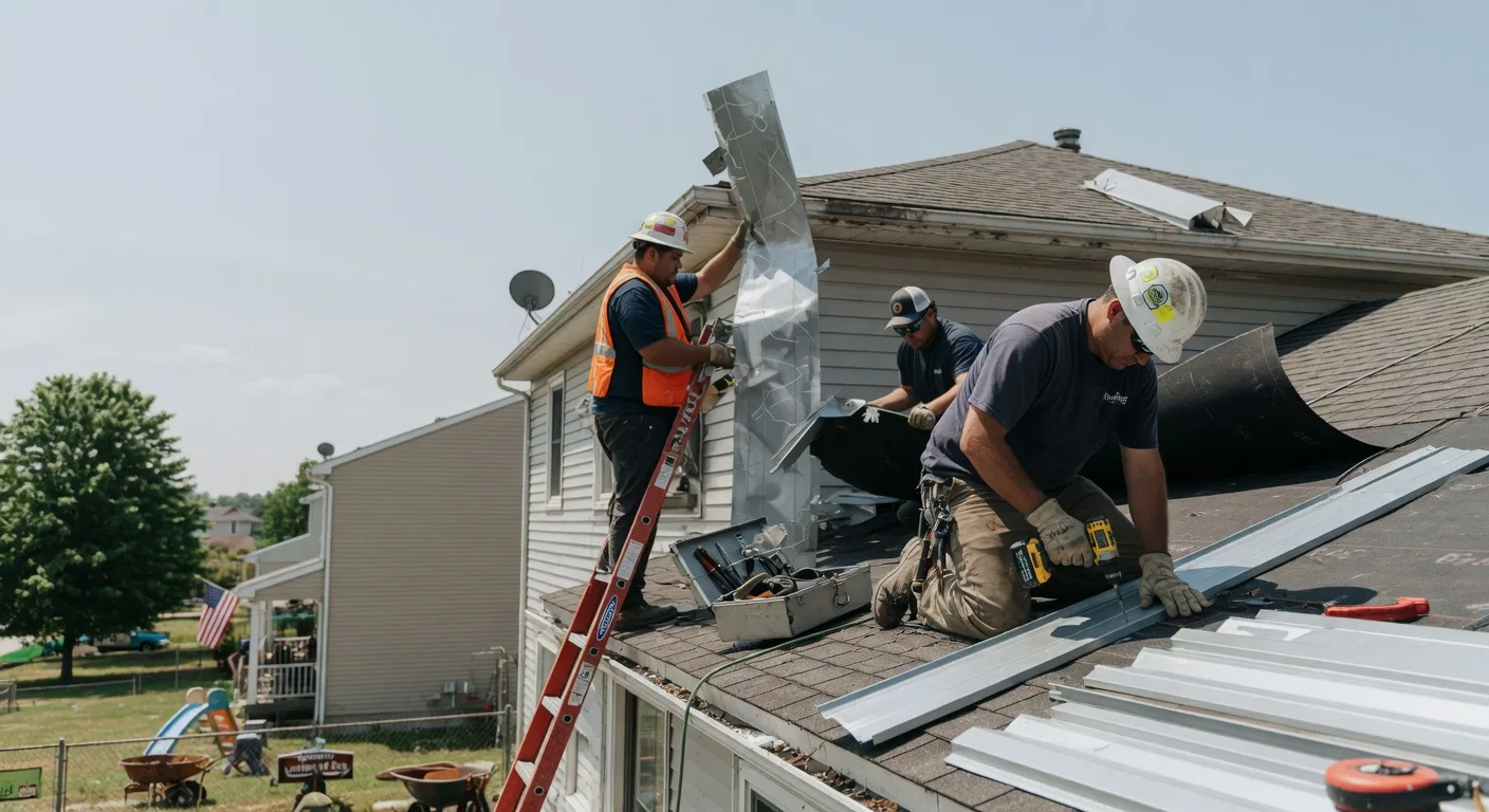Metal Roof Repair in Oskaloosa, KS
